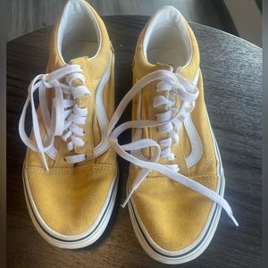 Yellow old school vans